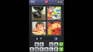 4 Pics 1 Word Level 1  413 In Under 8 Minutes [upl. by Ysnap]