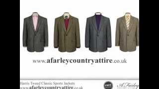 Harris Tweed Classic Sports Jackets  Dalmore  Barva  Taransay  Laxdale [upl. by Herrington672]