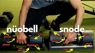 Snode vs Nuobell  Which 80LB adjustable dumbbell should you buy as an athlete [upl. by Jolda]