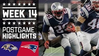 Ravens vs Patriots  NFL Week 14 Game Highlights [upl. by Blaire]