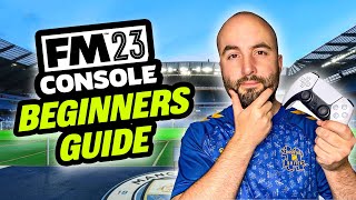 Beginners Guide To Football Manager Console Xbox  PS5  Starting The Game [upl. by Eedyak]