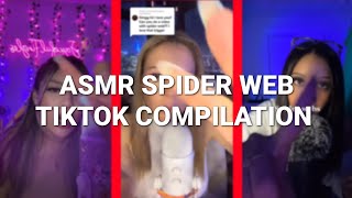 ASMR SPIDER WEB l TIKTOK COMPILATION [upl. by Lyndsie]