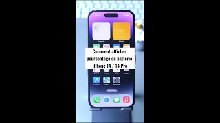 🔥 Afficher Pourcentage de Batterie sur iPhone avec iOS16 shorts [upl. by Nikolai379]