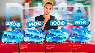 Quelles sont les DIFFERENCES entre ses GAMMES de crampons chez PUMA FUTURE [upl. by Redna]