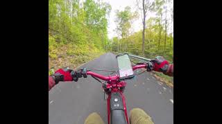 Cruising Down the Hillside Fall Colors Starting emoto dirtbike emotorbike ebike emotorcyle [upl. by Ajiam]