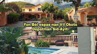 Domaine Champ Vert se Yon bèl espas ou ka pase vakans nan Depatman Sid  Côteaux Haïti [upl. by Eniak]