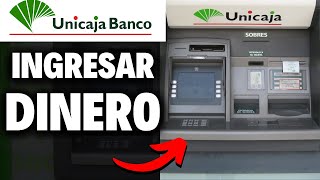 Como Ingresar Dinero en un Cajero Unicaja en 1 minuto [upl. by Irolam]