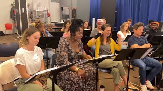 Go Inside the WAITRESS Rehearsal Room with Sara Bareilles amp More as They Perform quotOpening Upquot [upl. by Caprice]