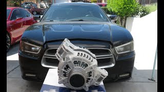 Dodge Charger  36 V6 Alternator Replacement [upl. by Neraa]