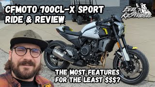 CFMoto 700CLX Sport Ride amp Review [upl. by Araed795]