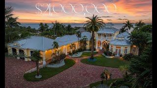 UltraLuxury 21M Oceanfront ResortStyle Estate in the FL Keys on 5 Acres  Marathon Florida [upl. by Esmond]