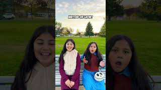 Siblings be like 😅 trend viral tiktok siblings shorts sisters lipsync pov relatable yt [upl. by Haiacim56]