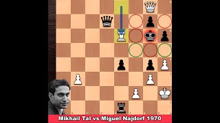 Amazing Game  Mikhail Tal vs Miguel Najdorf 1970 [upl. by Ssyla170]