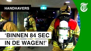 Snelste brandweer van NL in actie  HANDHAVERS 01 [upl. by Etteve]