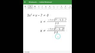 Solve with the Quadratic Formula in Graspable Math [upl. by Enilreug]