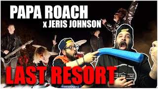 ROCK TIME Papa Roach x Jeris Johnson  Last Resort Reloaded Official Music Video REACTION [upl. by Eyla175]