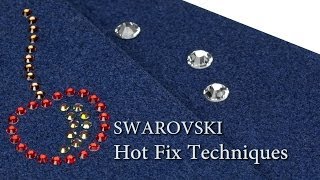 Artbeads Quick Tutorial  Swarovski Hotfix Techniques with Nick Regine [upl. by Diraj]