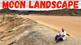 Moon Landscape near Swakopmund NamibNaukluft Park Namibia southern Africa [upl. by Orella677]