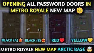 Opening All PASSWORD DOORS IN Metro Royale New ARCTIC BASE MAP 🤪 PUBG METRO ROYALE [upl. by Fidel]