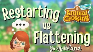 Restarting vs Flattening Your Animal Crossing Island  What is the Best Option for You [upl. by Beatrisa]