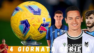 4 Giornata RICCA di GOAL  UDINESE VOLA DA SOLA [upl. by Walker]