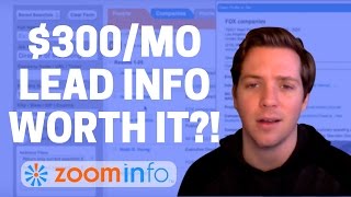 Is Zoominfo a Good Investment Zoominfo Review Pricing Options [upl. by Ardnasela998]