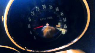 1966 Corvair Turbo working tachometer [upl. by Tdnaltroc68]