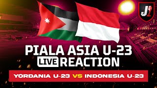 🔴YORDANIA U23 VS INDONESIA U23  AFC U23 ASIAN CUP  LIVE REACTION [upl. by Smada]