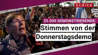 FPÖSieg So denken die Demonstranten in Wien [upl. by Ahsieat]