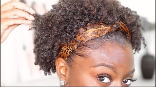 my curls have NEVER looked better  wash and go on short natural hair [upl. by Honey]