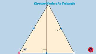 Circumcircle of a triangle 📐 How to find the circumcircle of a triangle [upl. by Niwri]