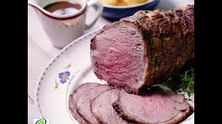 Roast Sirloin of Beef with a Mustard Crust [upl. by Rubia188]