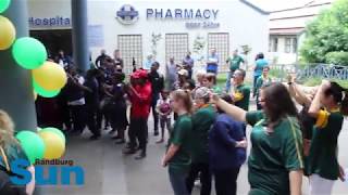 Olivedale Hospital Celebrates Springboks  Randburg Sun [upl. by Allrud]