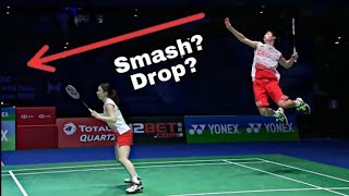 The Most Best Deceptive Shots by YUTA WATANABE  Badminton Drop Shots [upl. by Manvil894]