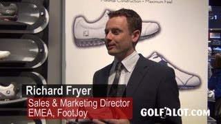 Richard Fryer FootJoy Golf Shoe Stability Interview by Golfalot [upl. by Florrie1]