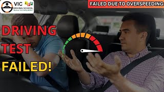 Learner Fails Mock Driving Test Due To Overspeeding  VIC Driving School [upl. by Ettesyl]