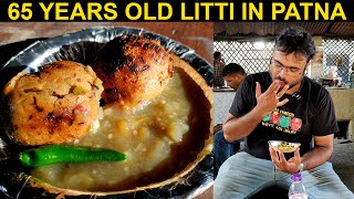 Different types of Litti in Patna  Featuring 65 years old Litti shop  Foodie Robin  Veg Food Tour [upl. by Natsirhc]