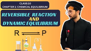 Reversible reaction and dynamic equilibrium  chapter 1 chemical equilibrium  class 10 chemistry [upl. by Yaja]