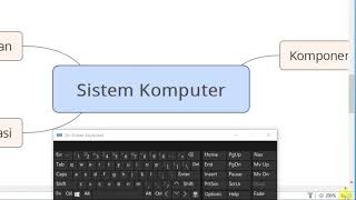 Tutorial Membuat Menambah Topic Sub Topic dan Insert Gambar Di XMind [upl. by Hartzke]