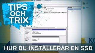 HowTo  Installera SSD  Hårddisk i din dator [upl. by Llenral]