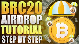 🔥 BRC20 Airdrops Tutorial  Step by Step 🔥 Bitcoin Airdrops are Hot  Start Now 🚀 [upl. by Lindholm612]