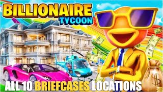 BILLIONAIRE TYCOON MAP FORTNITE CREATIVE  FIND ALL 10 SECRET BRIEFCASES LOCATIONS [upl. by Elrod]