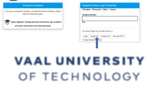 VUT online application process [upl. by Lein]