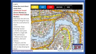 TFL TOPOGRAPHICAL IMPORTANT EXAM ROUTE QUESTION THROUGH LIMEHOUSE LINK AND ROTHERHITHE TUNNEL [upl. by Mandi]