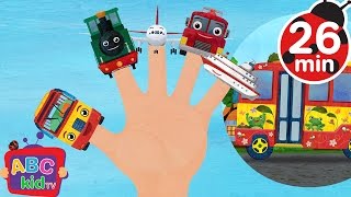 Finger Family Vehicles 2D  More Nursery Rhymes amp Kids Songs  CoCoMelon [upl. by Hiller]