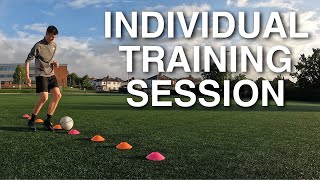 FULL Individual Soccer Training Session  Train like a Pro [upl. by Ina]