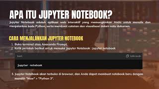 Pengenalan Jupyter Notebook [upl. by Malamud]