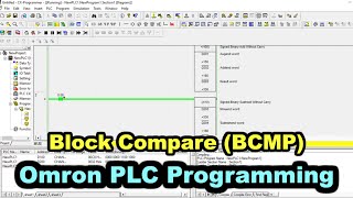 Omron PLC Programming Instructions  Block Compare BCMP [upl. by Gabi]