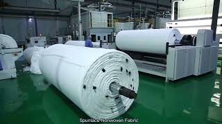 Spunlace Nonwoven Fabric [upl. by Ytirahs]