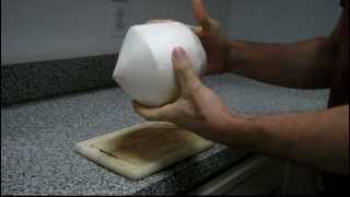 The Safe Simple and Easy Way To Open A Young Coconut [upl. by Iand]